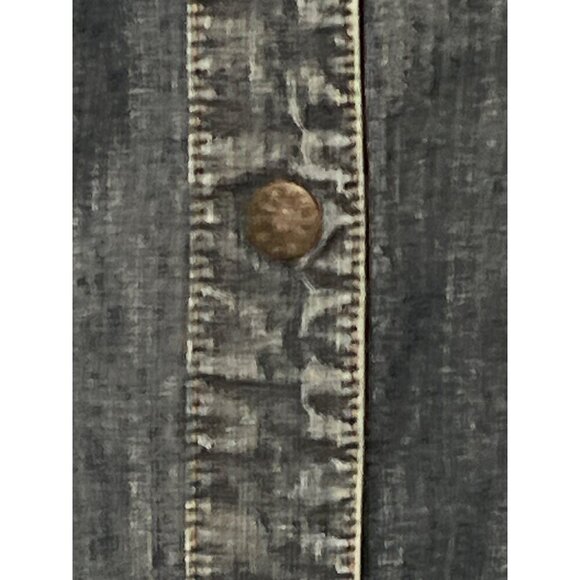 Womens‎ Denim Jacket 1X Button-FrontCJ Banks Cotton 3/4 Sleeves Lightw - Picture 6 of 9
